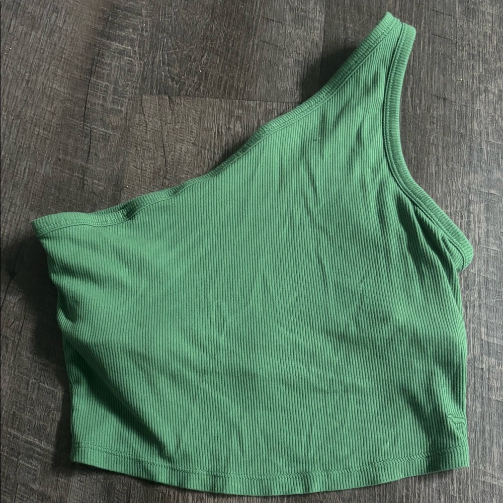 PINK One Shoulder Top 💚